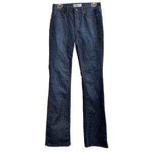 Habitual Bootcut Jeans Womens Sz 27 Celtic Cross Pocs Med Wash Blue Denim Flared
